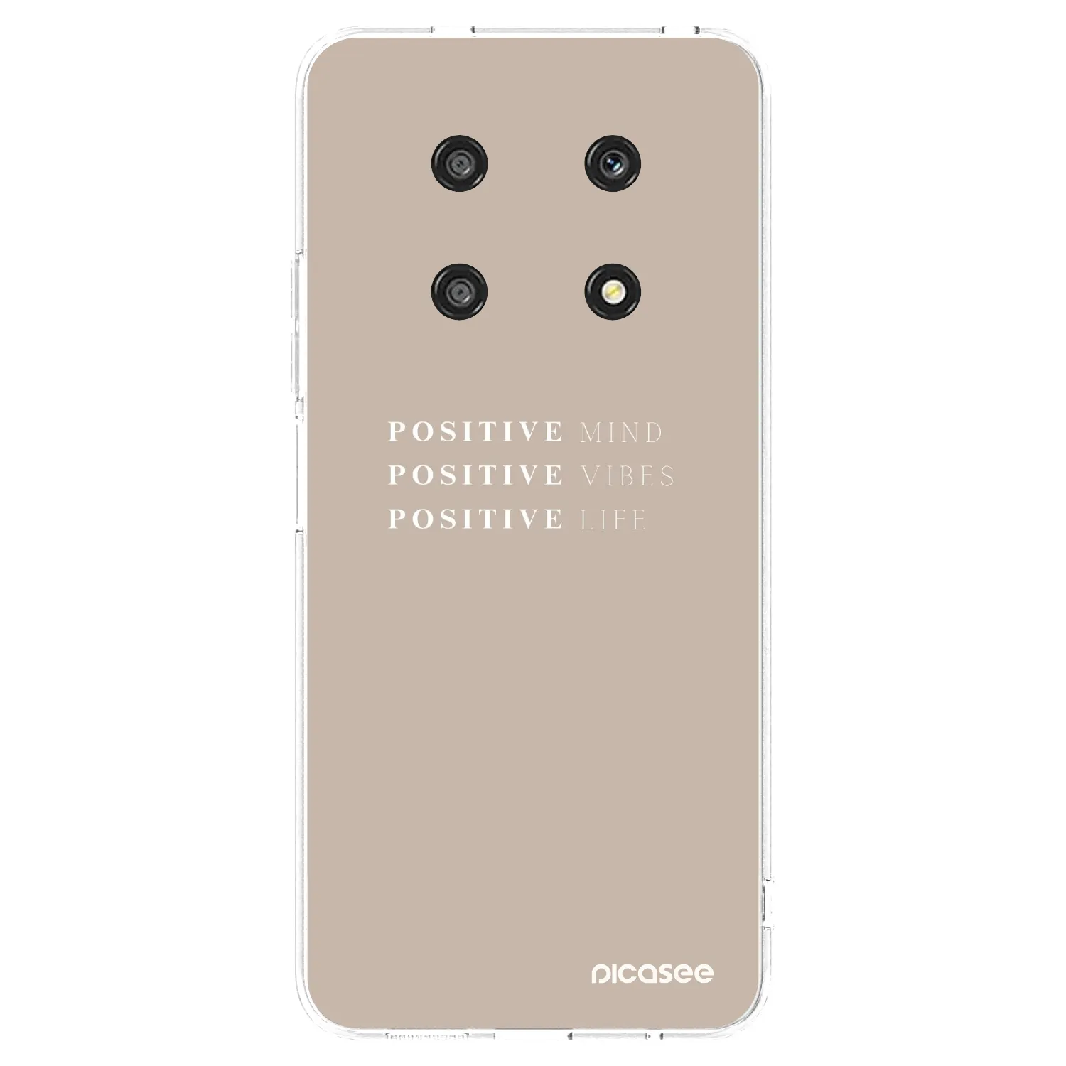 Picasee silikonski prozorni ovitek za Honor Magic4 Lite 5G - Positive Vibes
