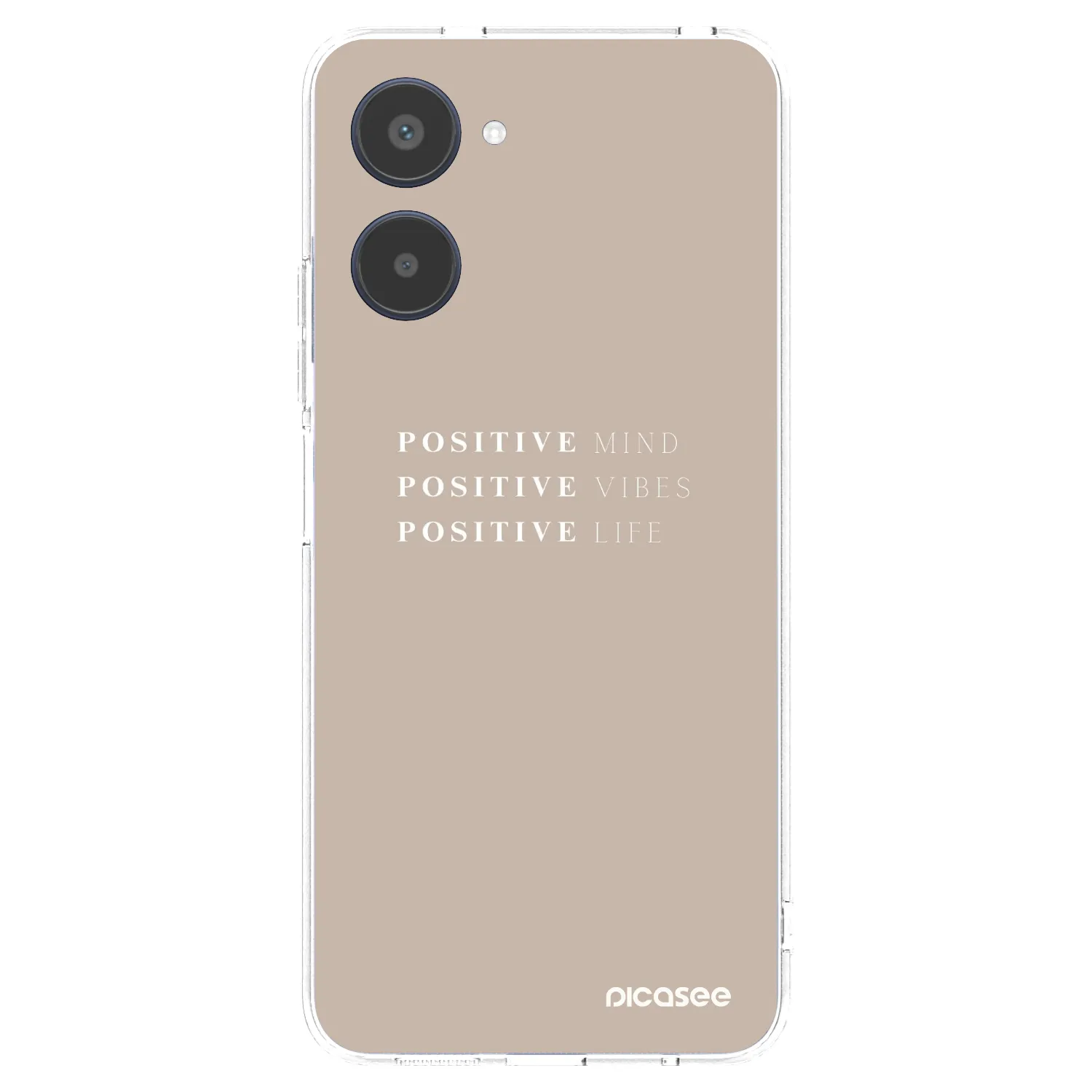 Picasee silikonski prozorni ovitek za Realme 10 4G - Positive Vibes