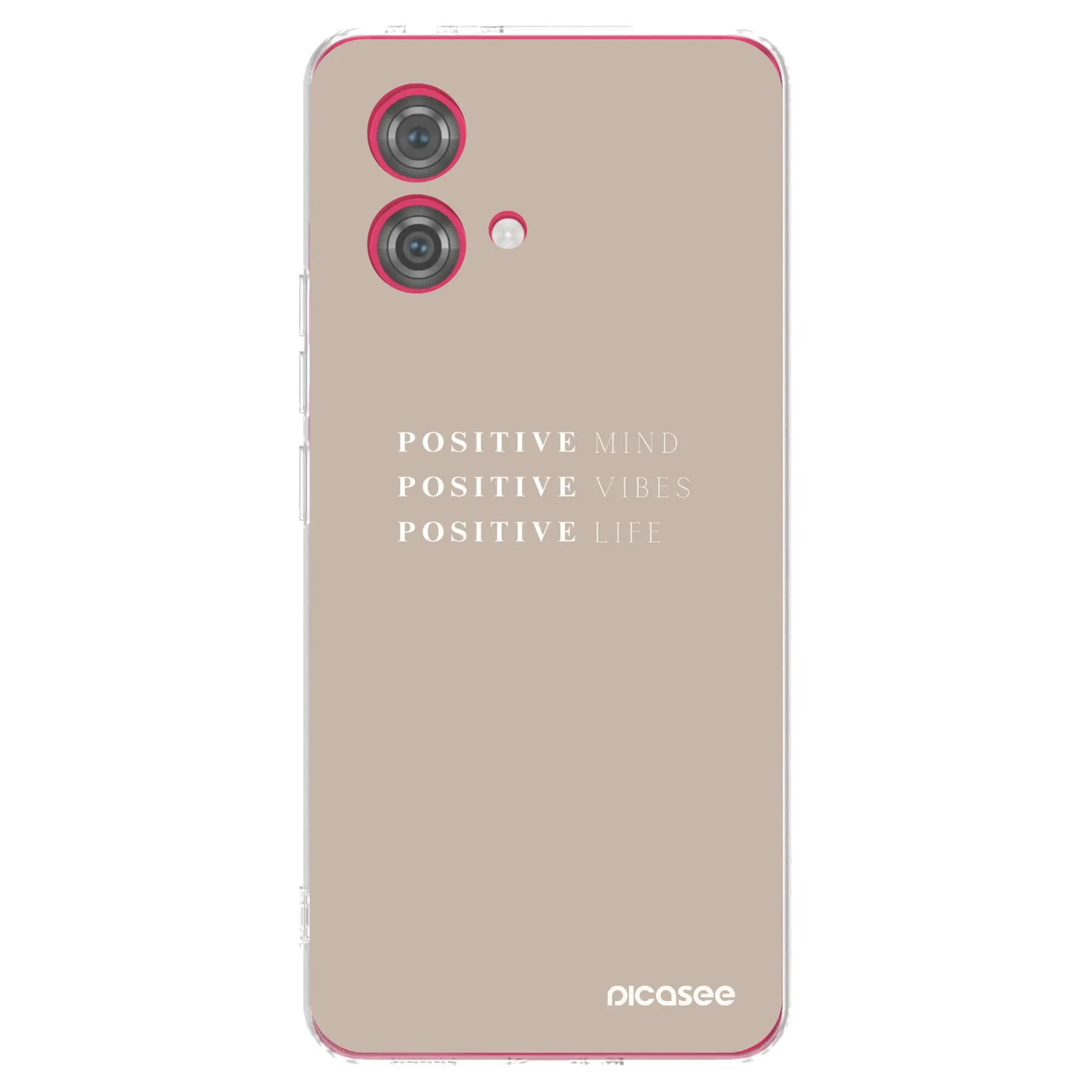 Picasee silikonski prozorni ovitek za Motorola Moto G84 5G - Positive Vibes