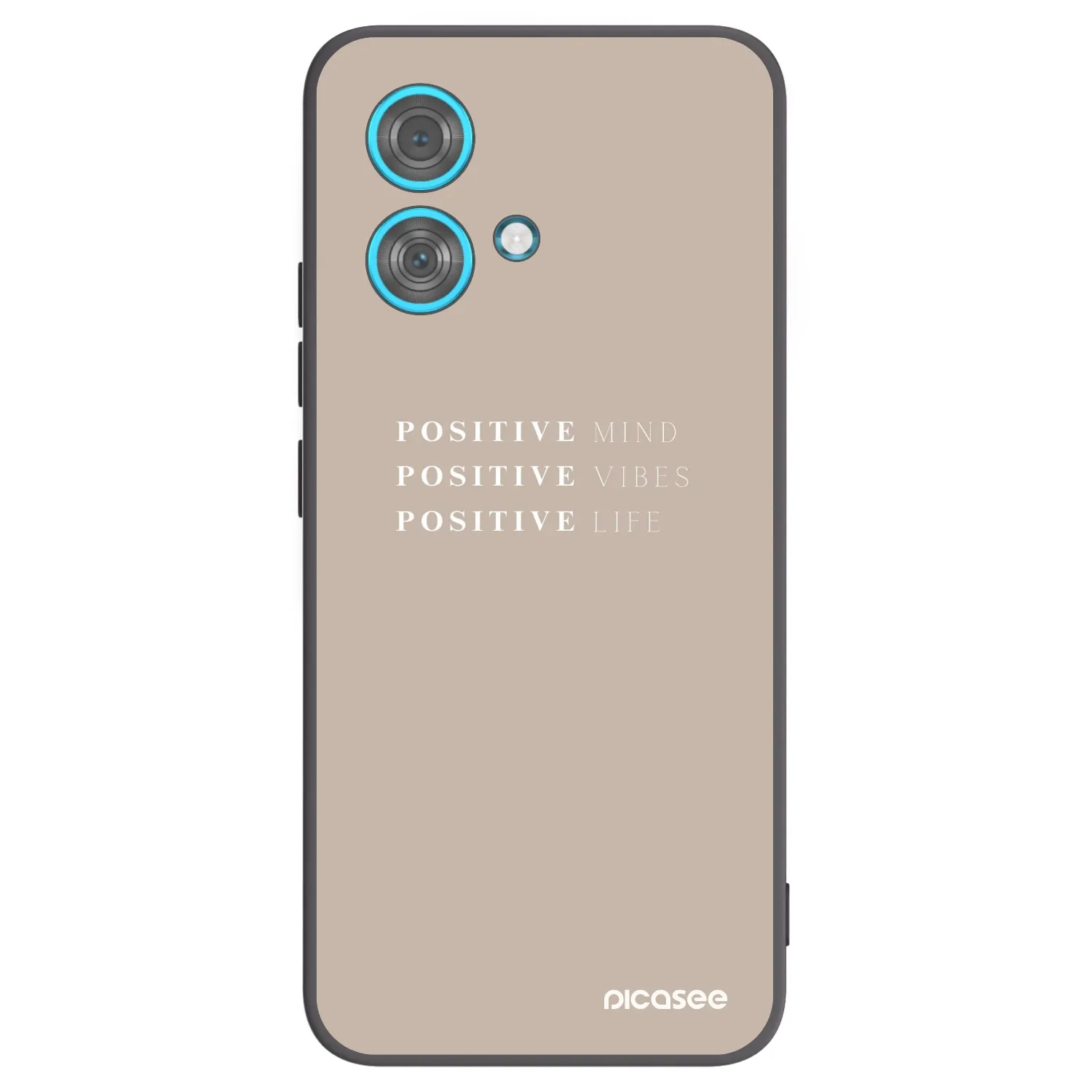 Picasee silikonski črni ovitek za Motorola Edge 40 Neo - Positive Vibes