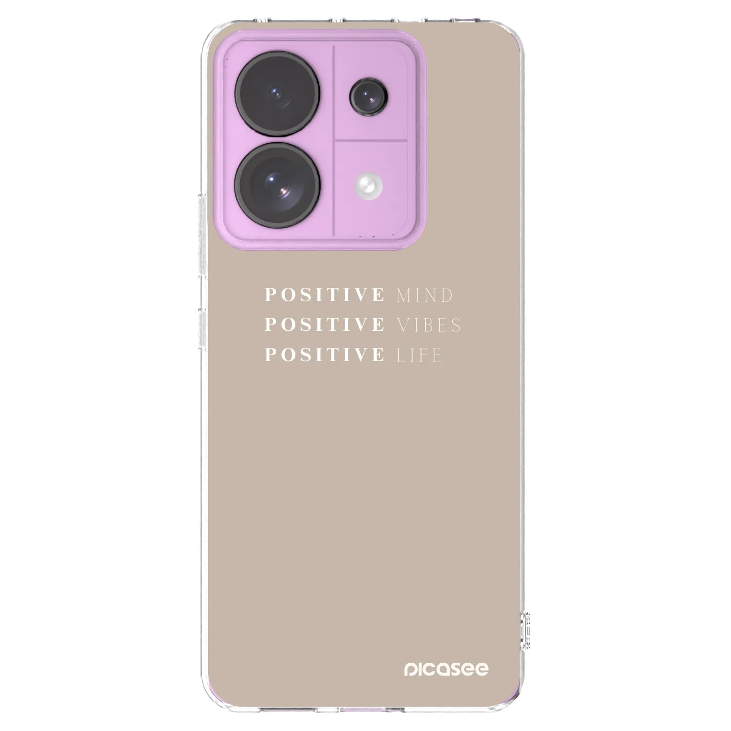 Picasee silikonski prozorni ovitek za Xiaomi Redmi Note 13 Pro 5G - Positive Vibes