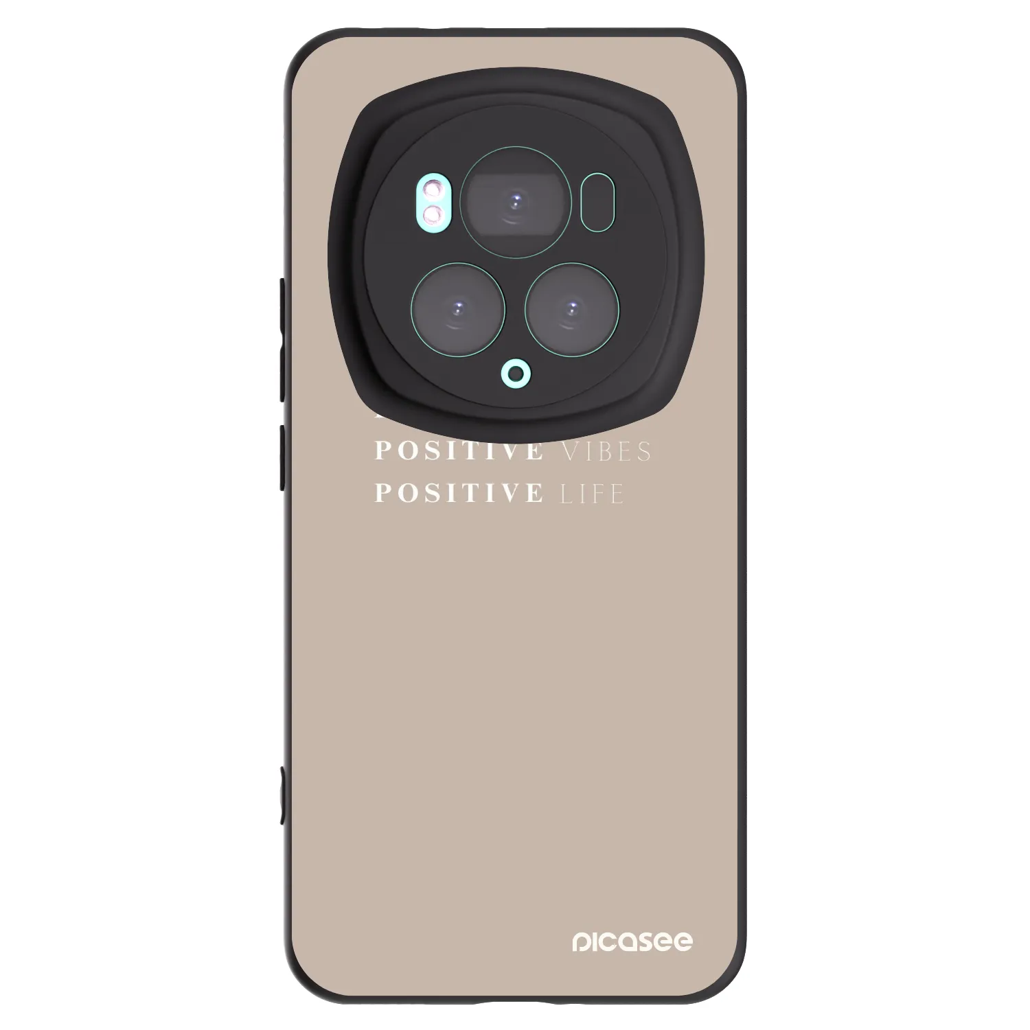 Picasee silikonski črni ovitek za Honor Magic6 Pro - Positive Vibes