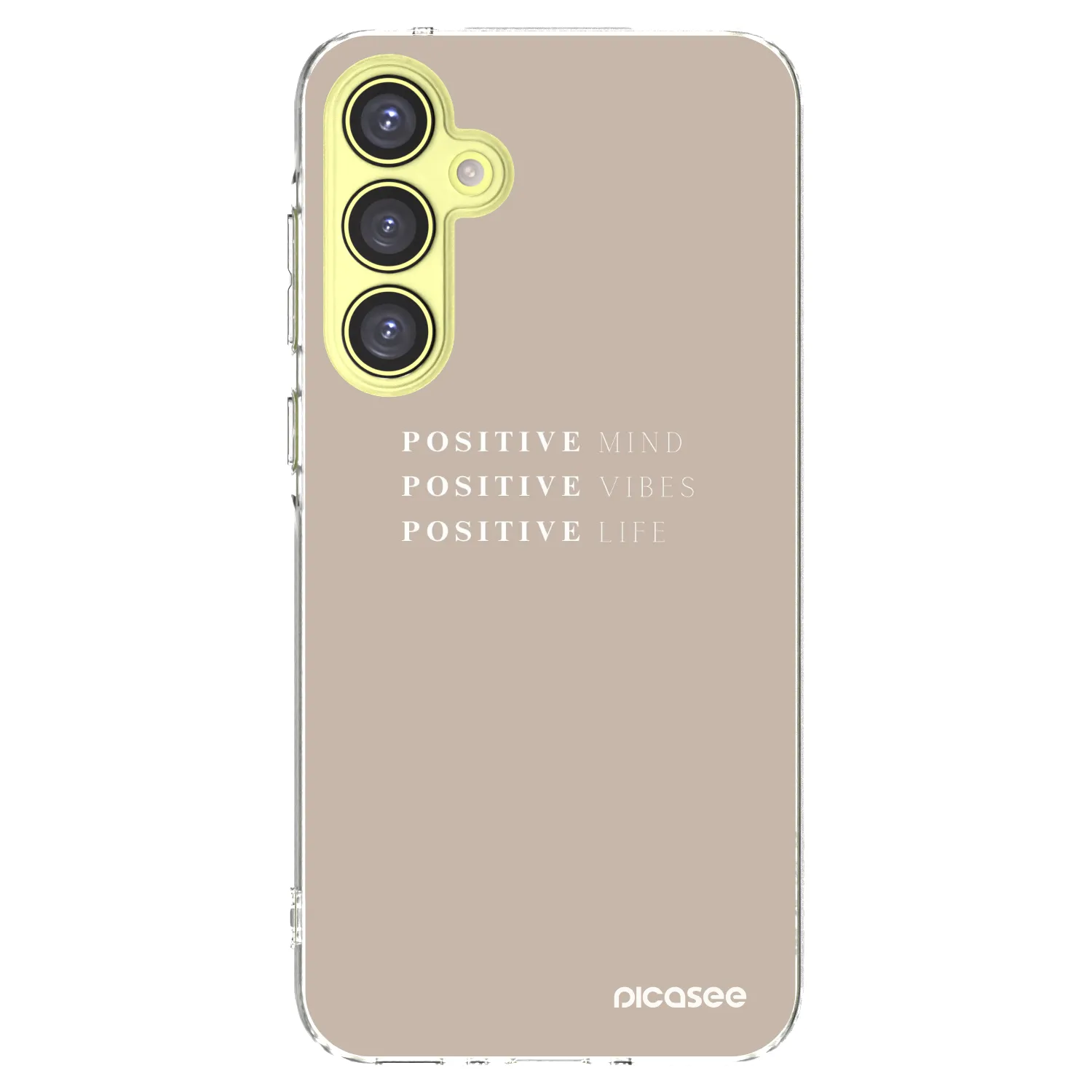 Picasee silikonski prozorni ovitek za Samsung Galaxy A35 5G A356B - Positive Vibes
