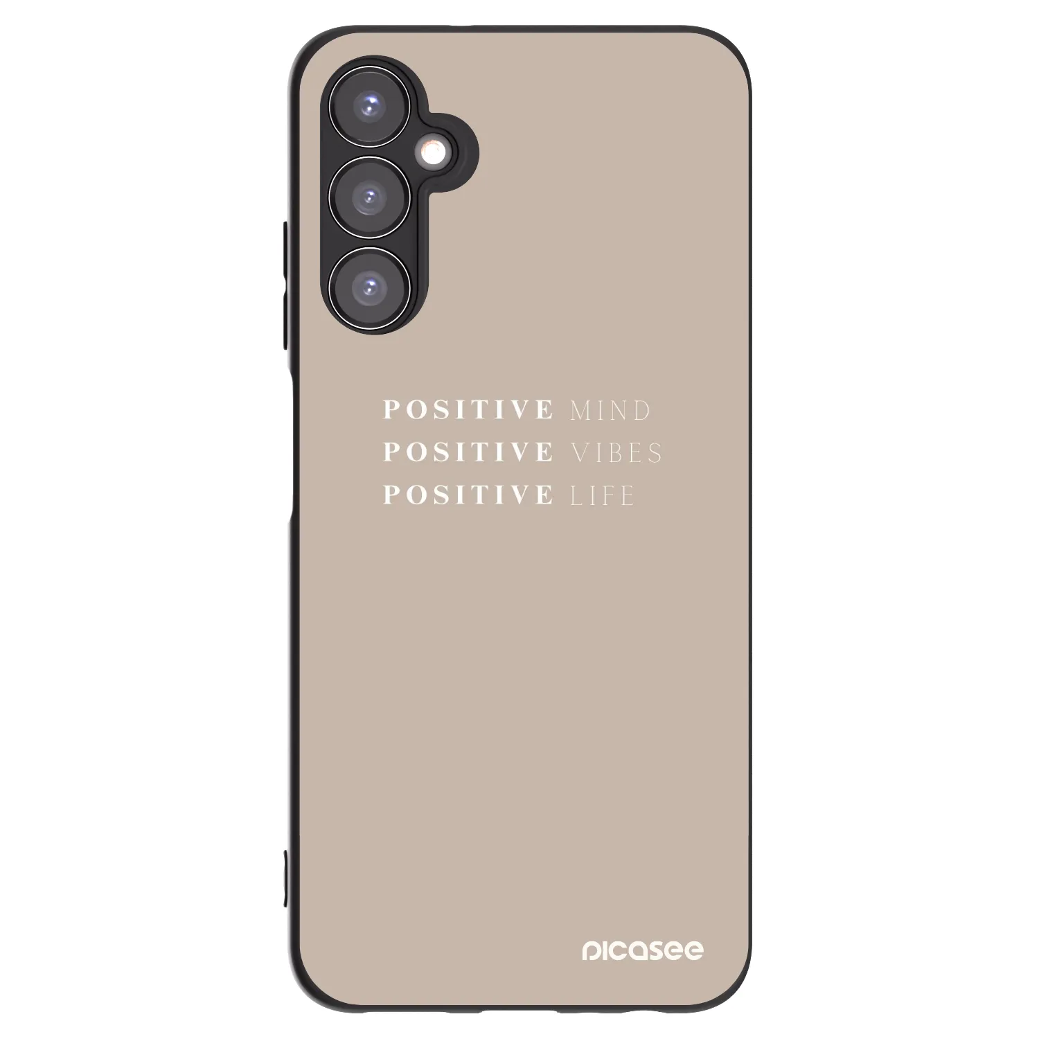 Picasee silikonski črni ovitek za Samsung Galaxy A05s A057G - Positive Vibes