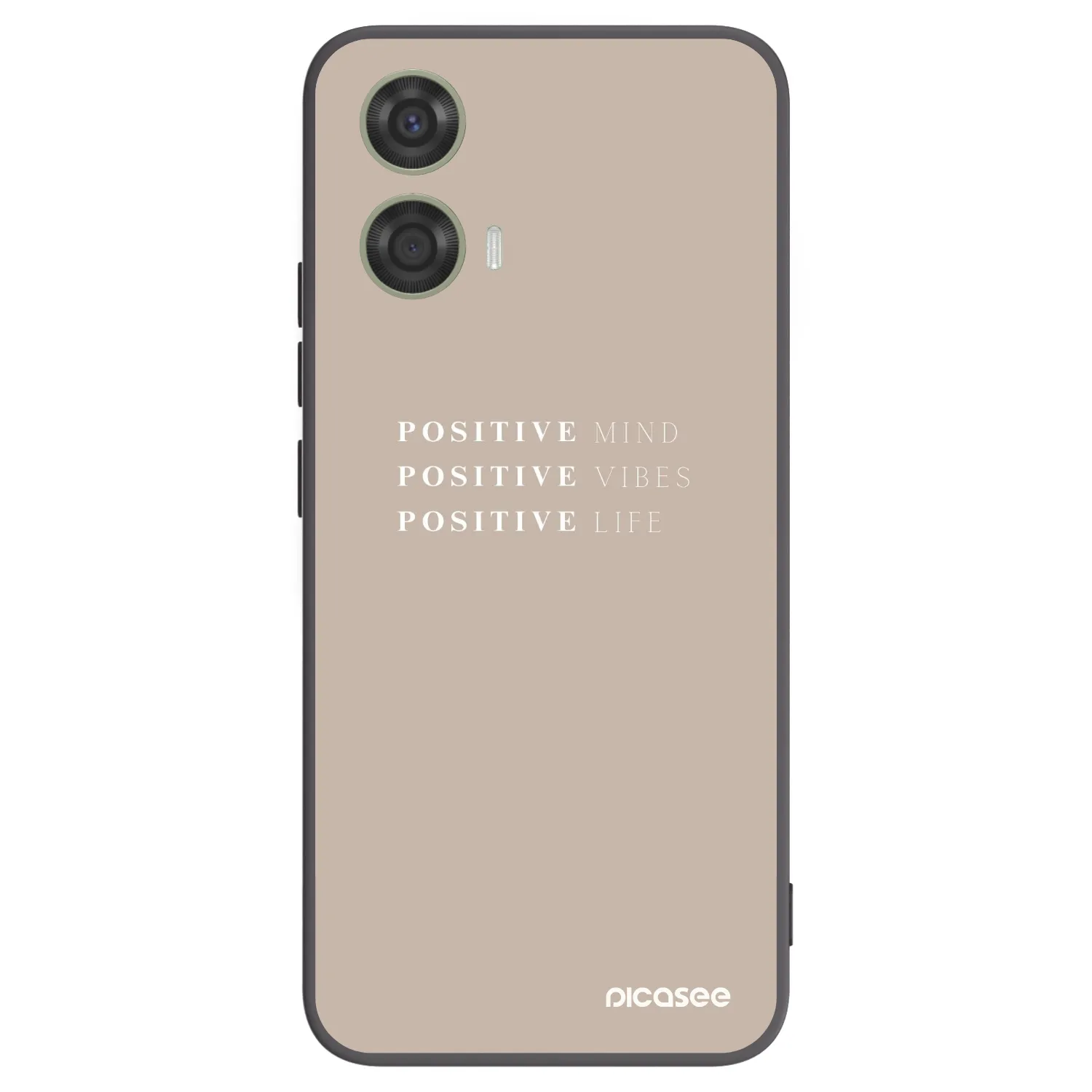 Picasee silikonski črni ovitek za Motorola Moto G24 - Positive Vibes