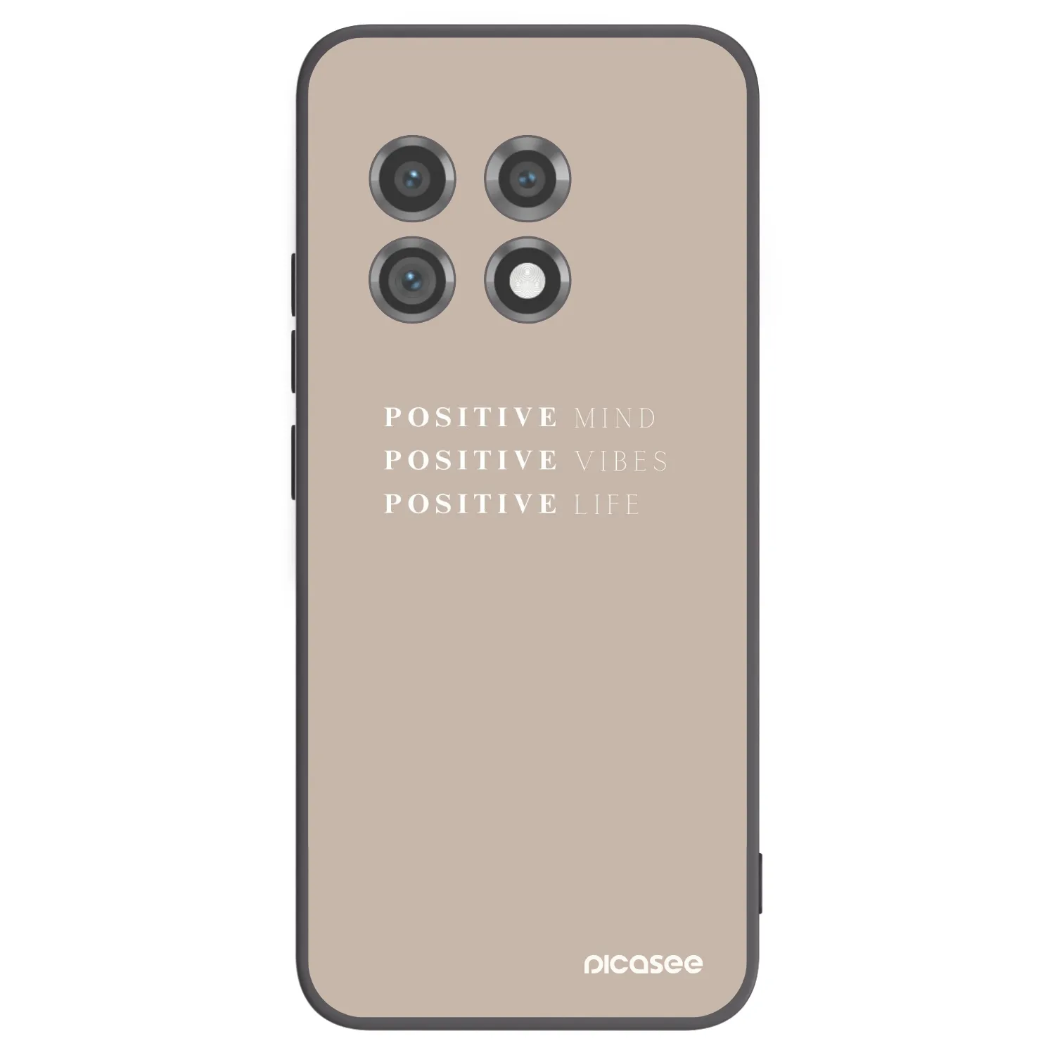 Picasee silikonski črni ovitek za OnePlus 11 5G - Positive Vibes