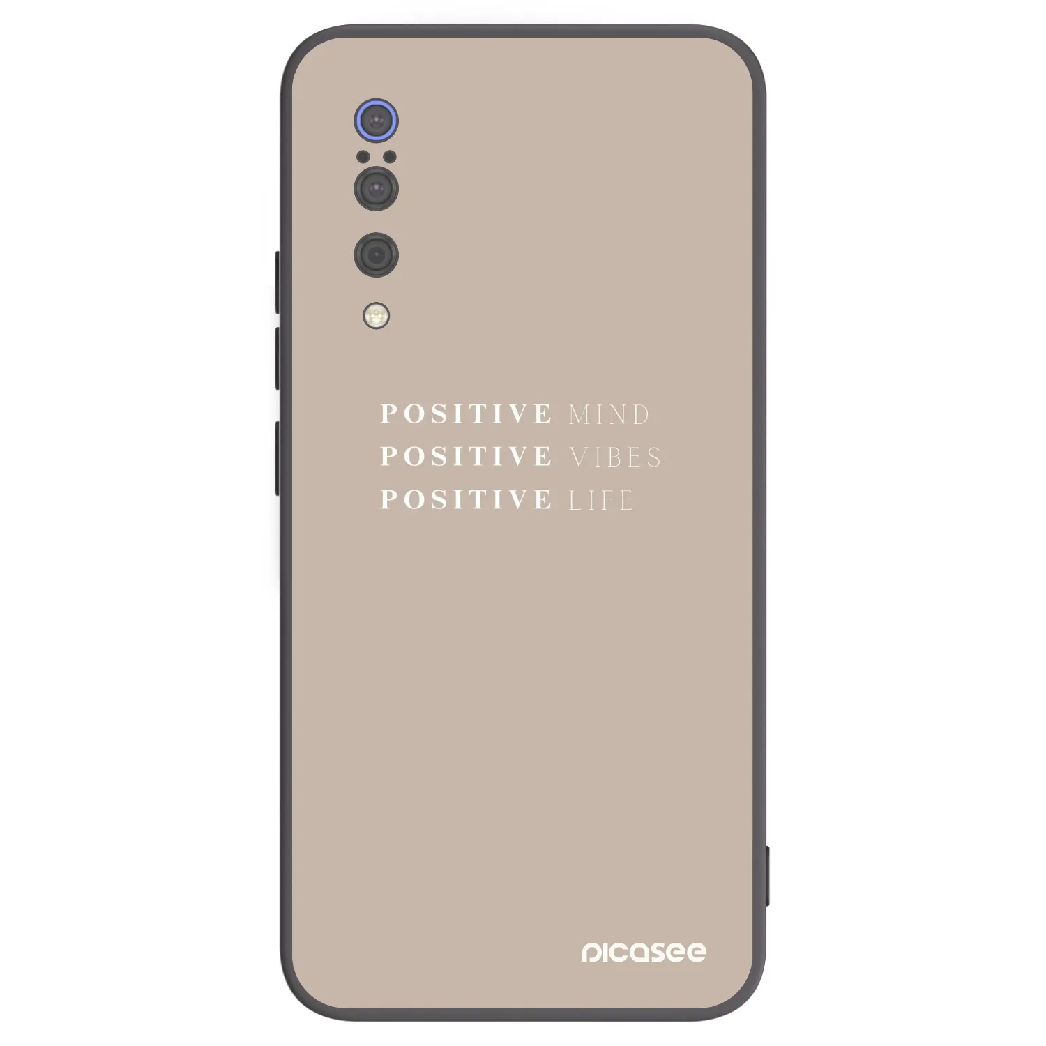 Picasee silikonski črni ovitek za Xiaomi Mi 9 - Positive Vibes