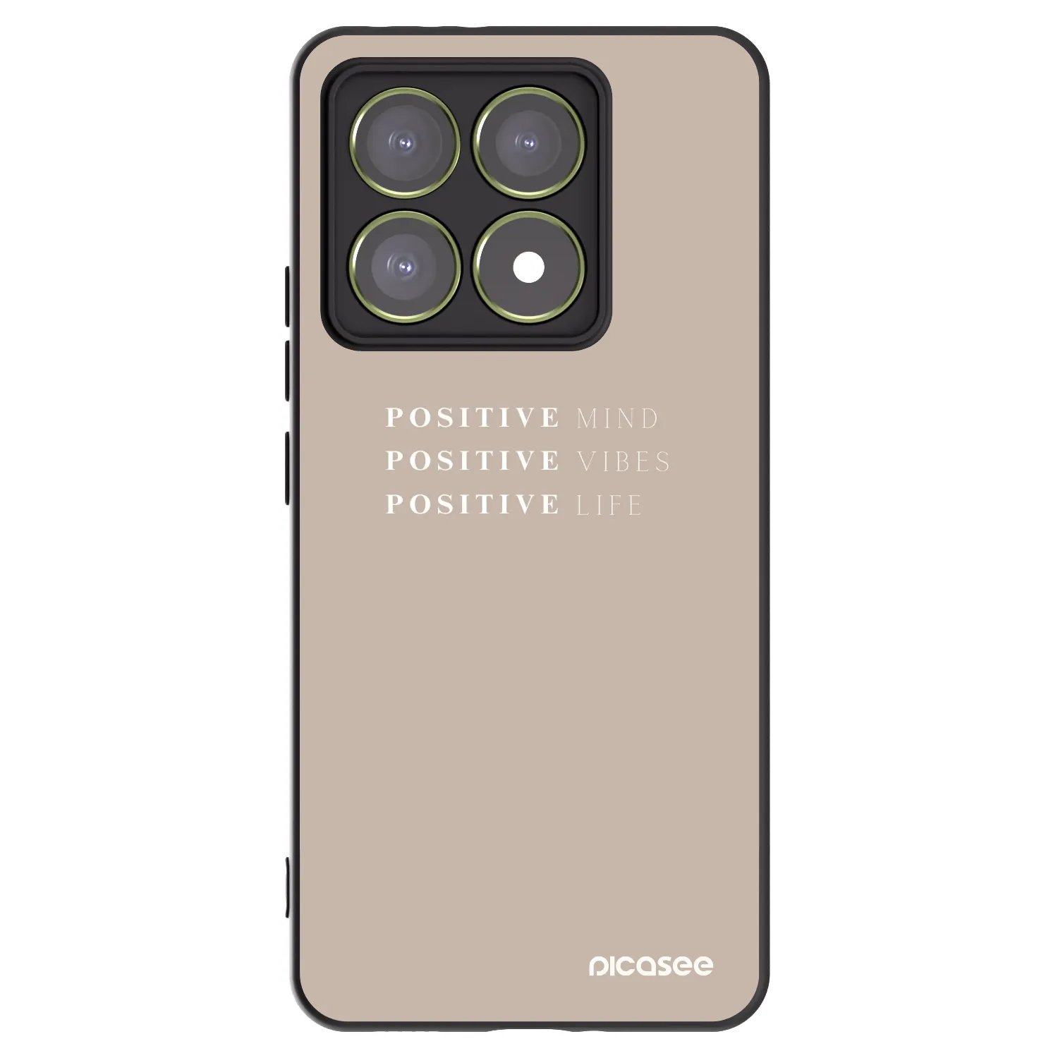 Picasee silikonski črni ovitek za Xiaomi 14T - Positive Vibes