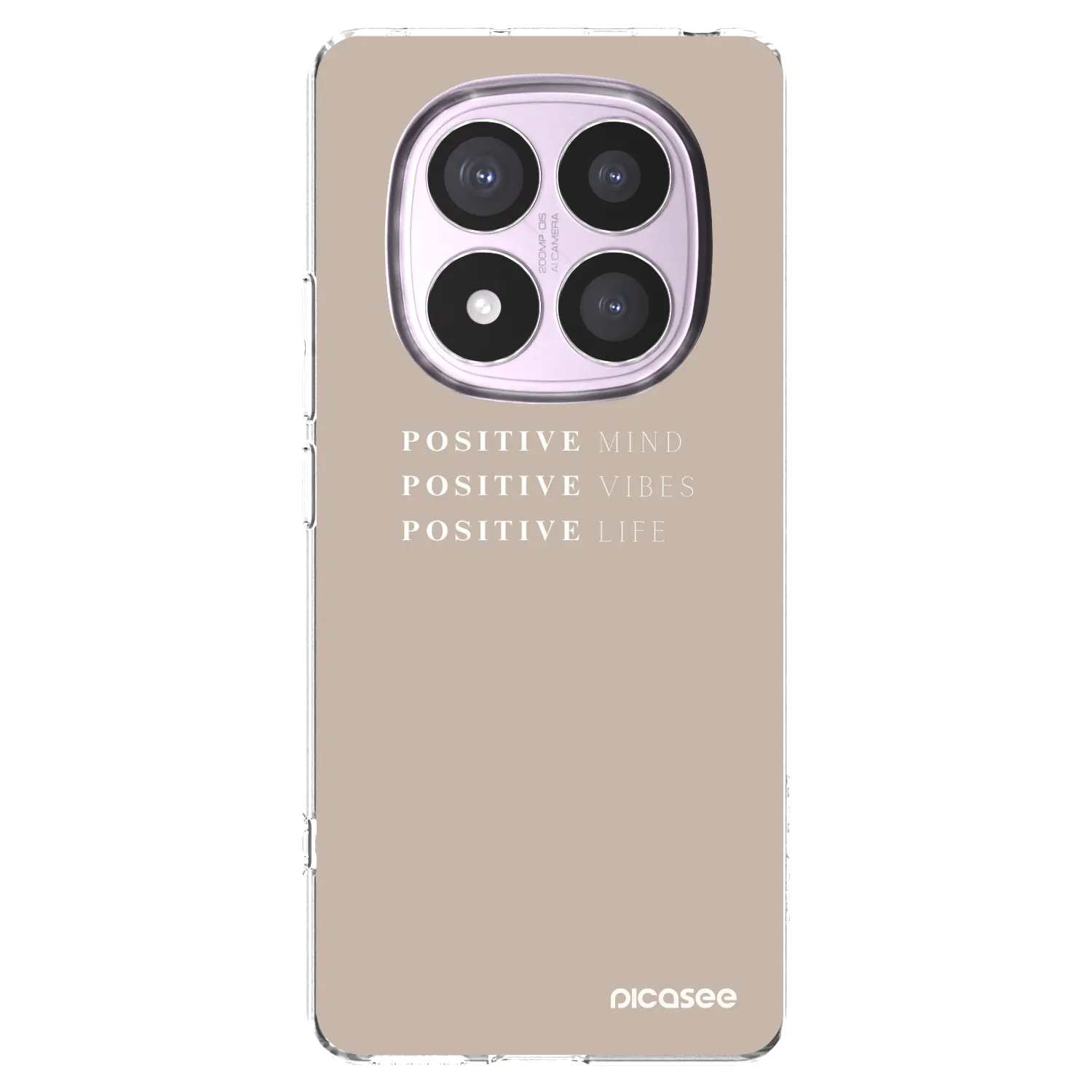Picasee silikonski prozorni ovitek za Xiaomi Redmi Note 14 Pro 5G - Positive Vibes