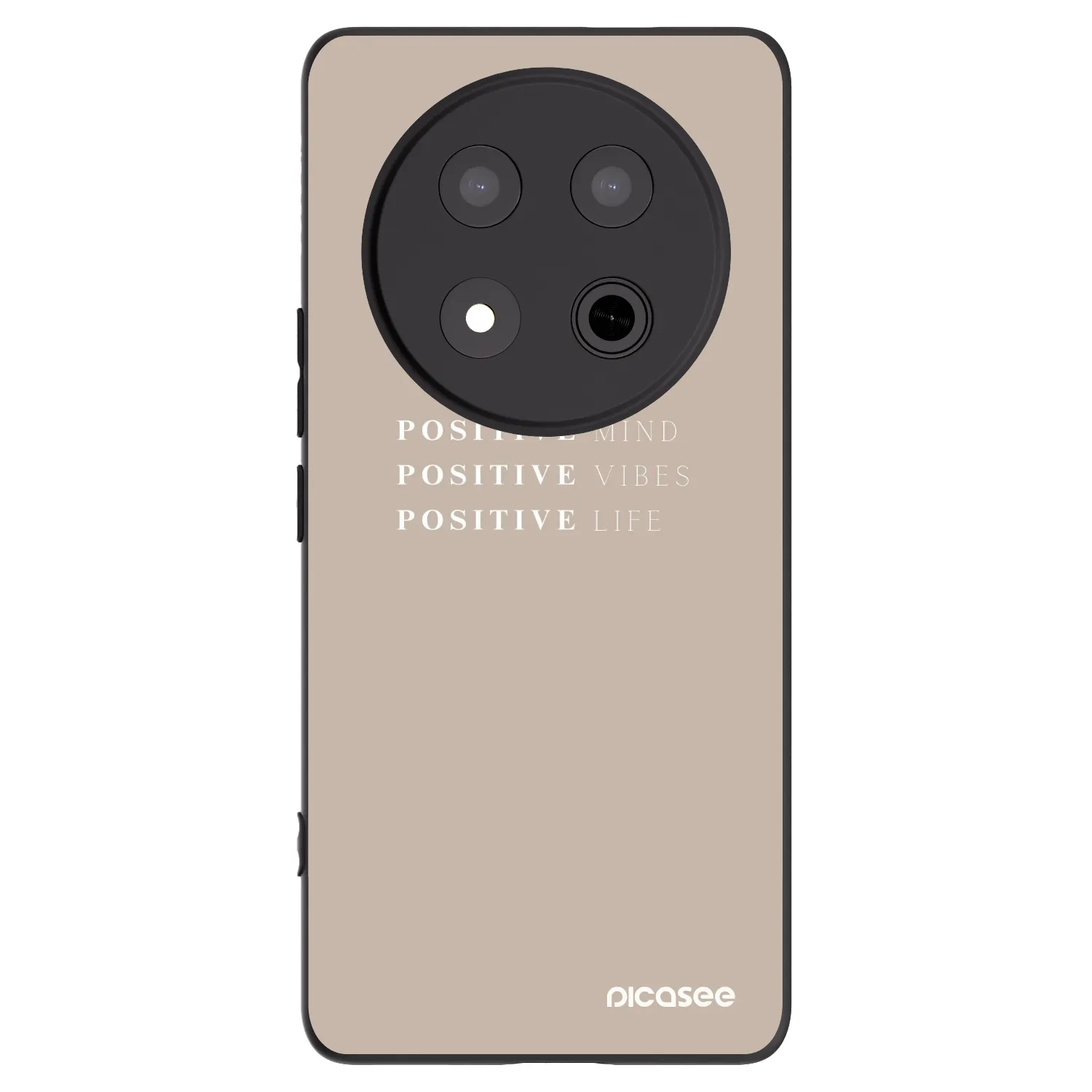 Picasee silikonski črni ovitek za Honor Magic7 Lite 5G - Positive Vibes