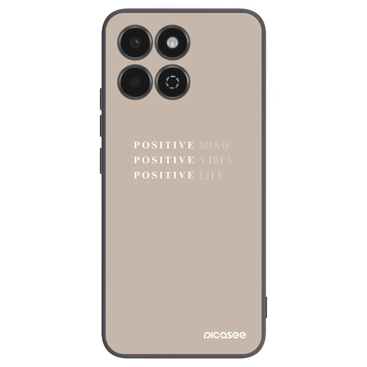 Picasee silikonski črni ovitek za Honor 200 Smart 5G - Positive Vibes