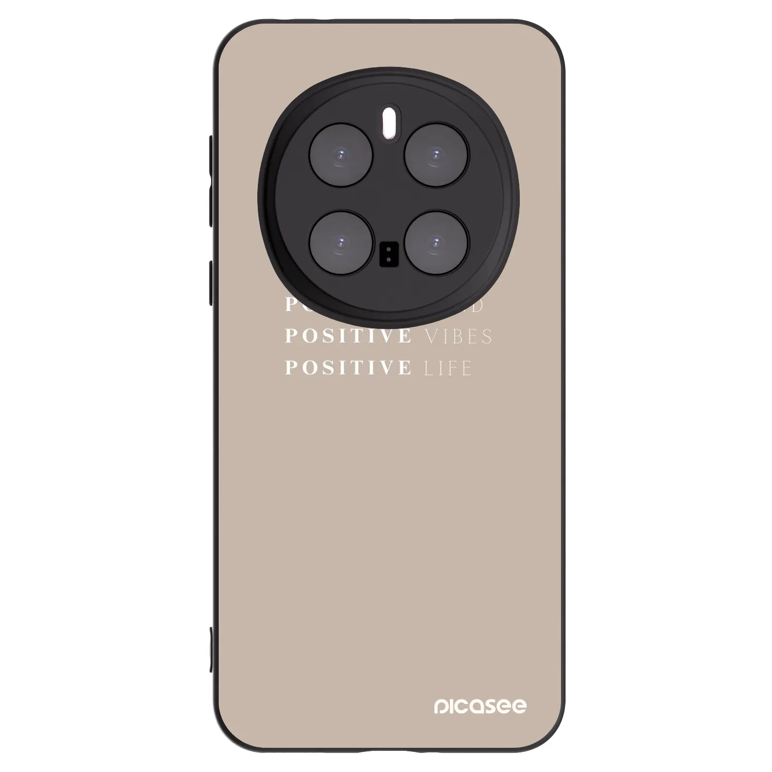 Picasee silikonski črni ovitek za Honor Magic7 Pro 5G - Positive Vibes