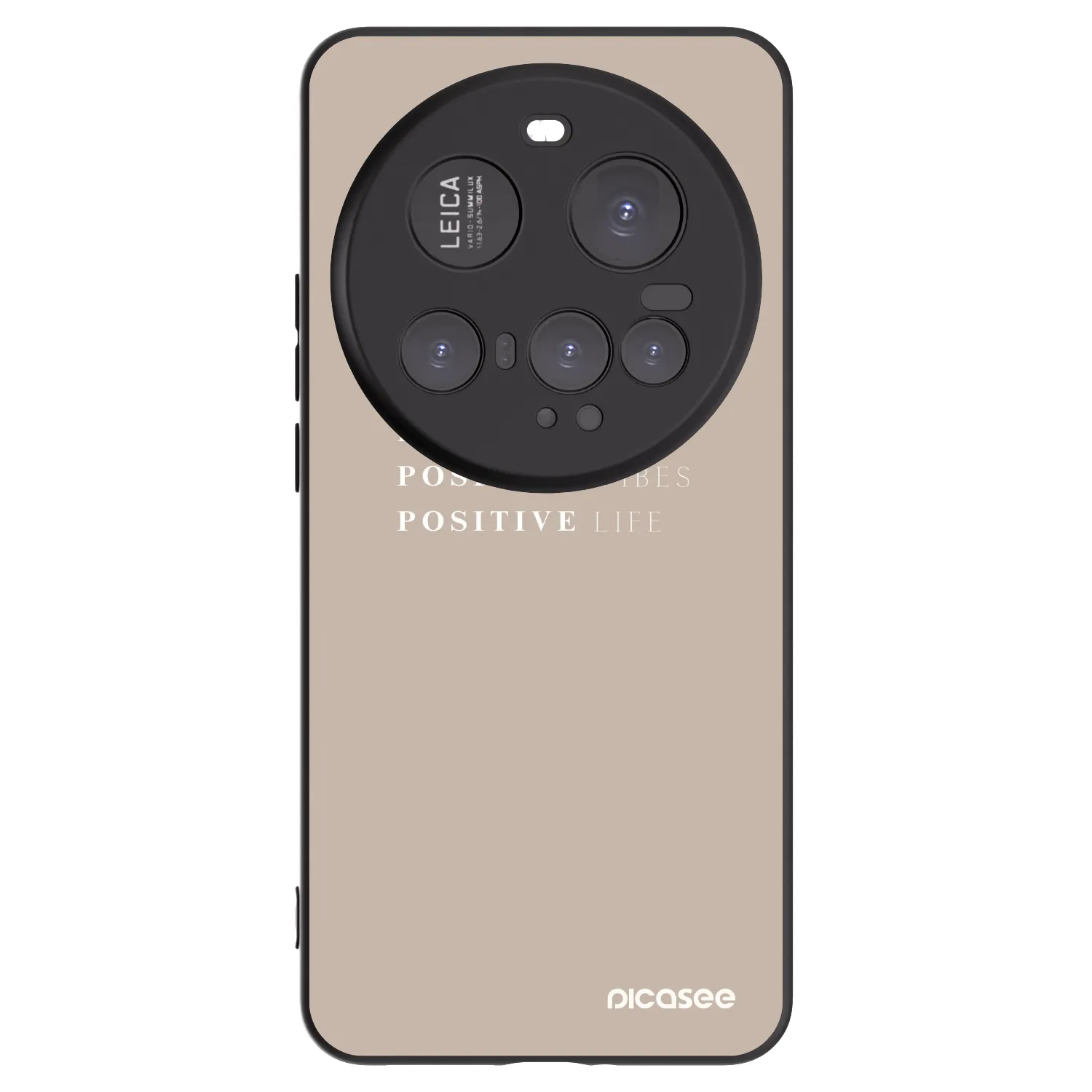 Picasee silikonski črni ovitek za Xiaomi 15 Ultra - Positive Vibes