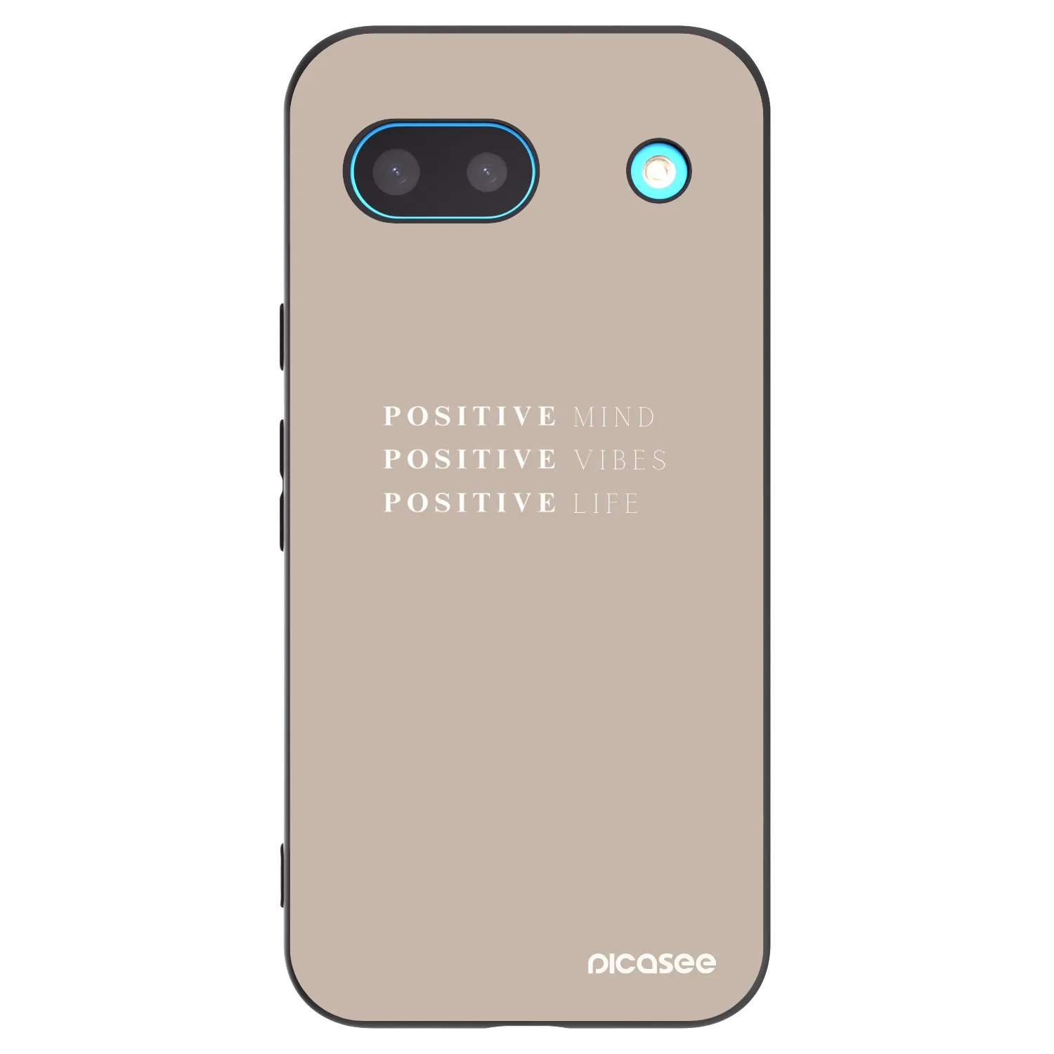 Picasee silikonski črni ovitek za Google Pixel 8 - Positive Vibes