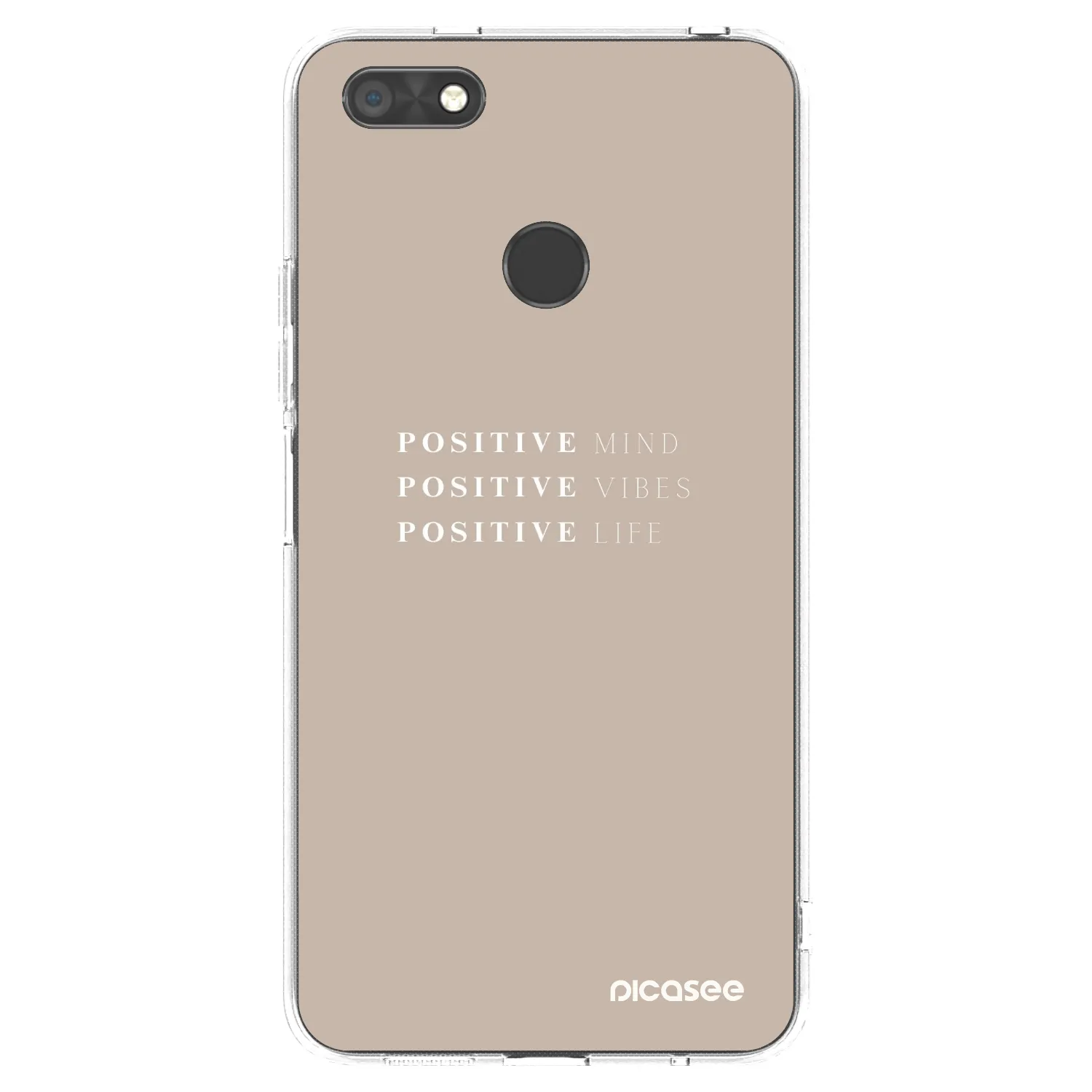 Picasee silikonski prozorni ovitek za Huawei P9 Lite Mini - Positive Vibes