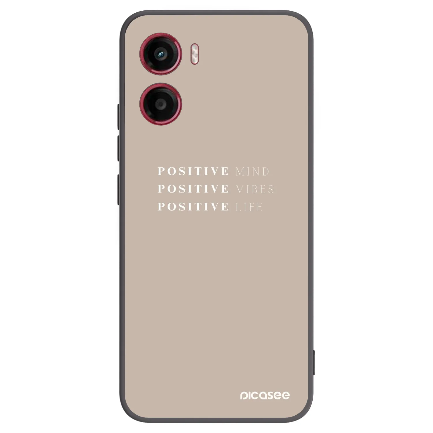 Picasee silikonski črni ovitek za Motorola Moto G05 - Positive Vibes