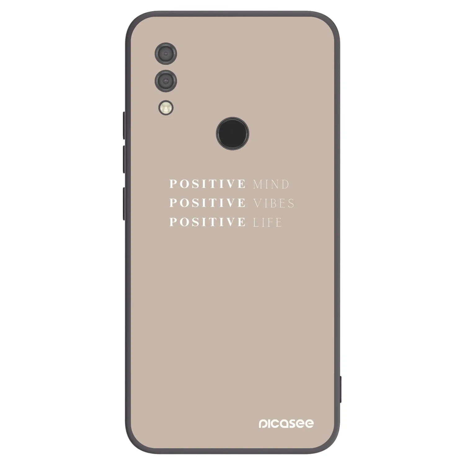 Picasee silikonski črni ovitek za Xiaomi Redmi 7 - Positive Vibes