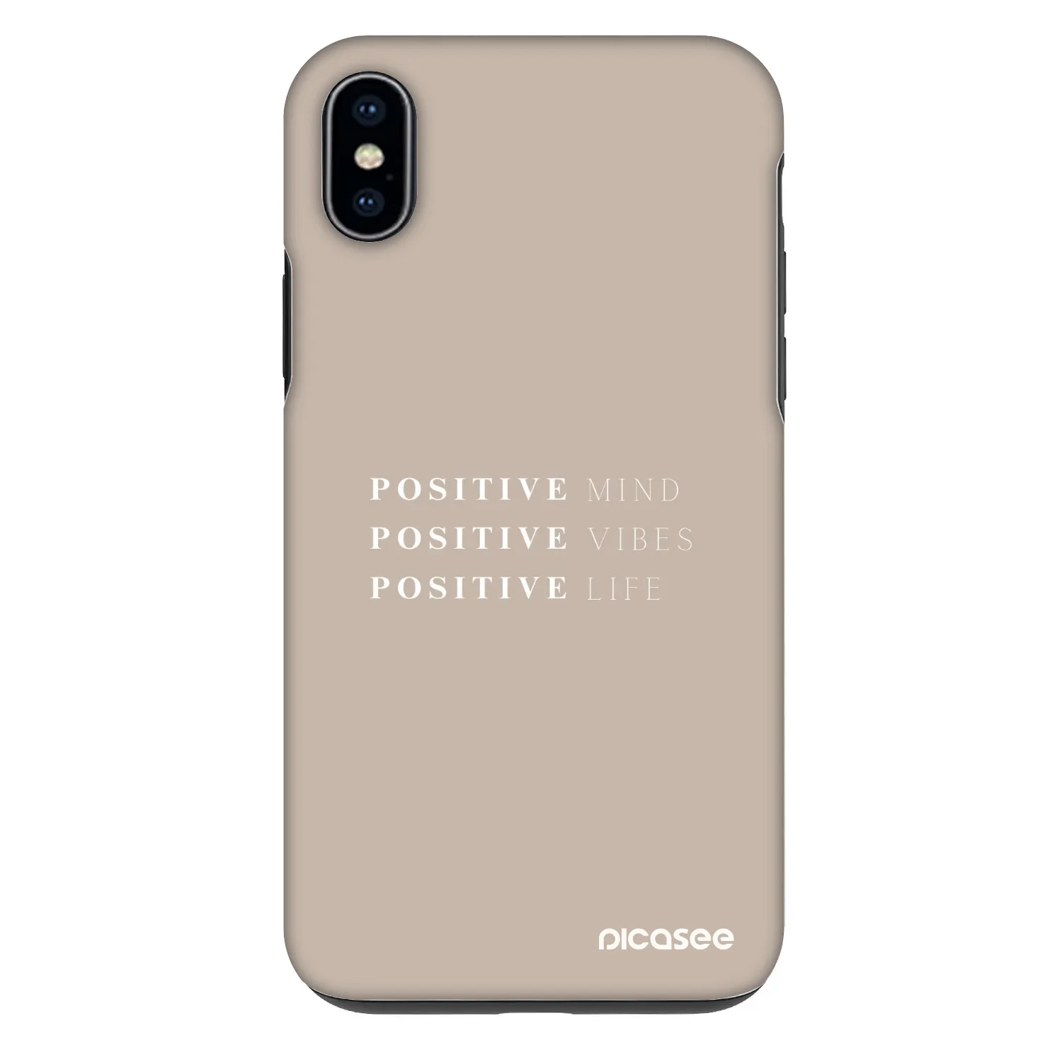 Picasee Fashion Case za Apple iPhone XS Max - Positive Vibes