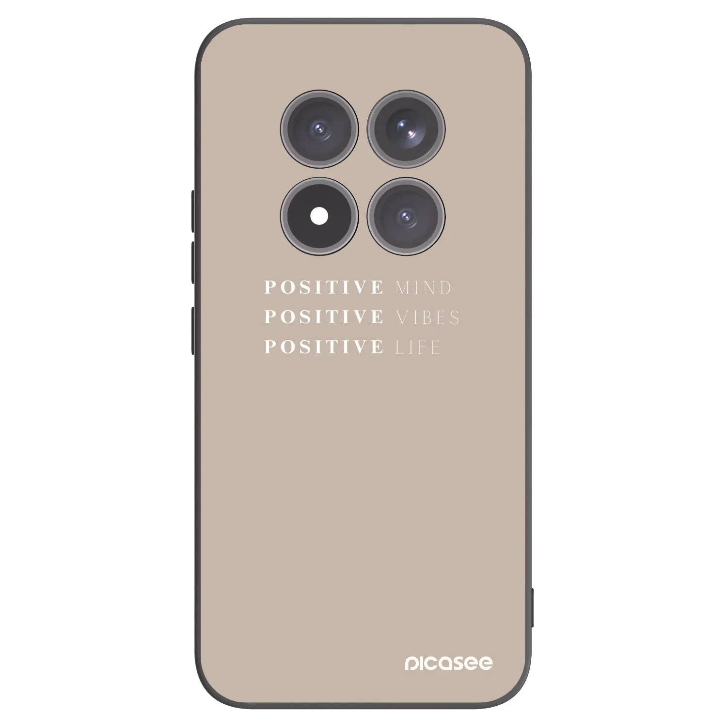 Picasee silikonski črni ovitek za Xiaomi Redmi Note 15 Pro+ - Positive Vibes