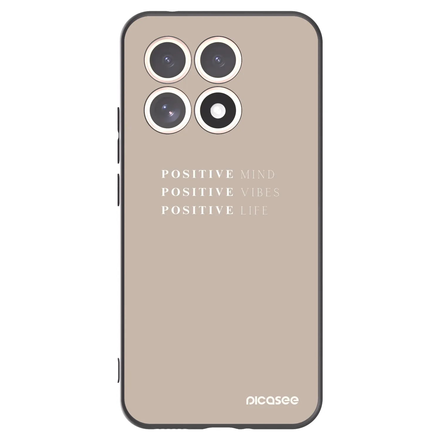 Picasee silikonski črni ovitek za Xiaomi 15T - Positive Vibes