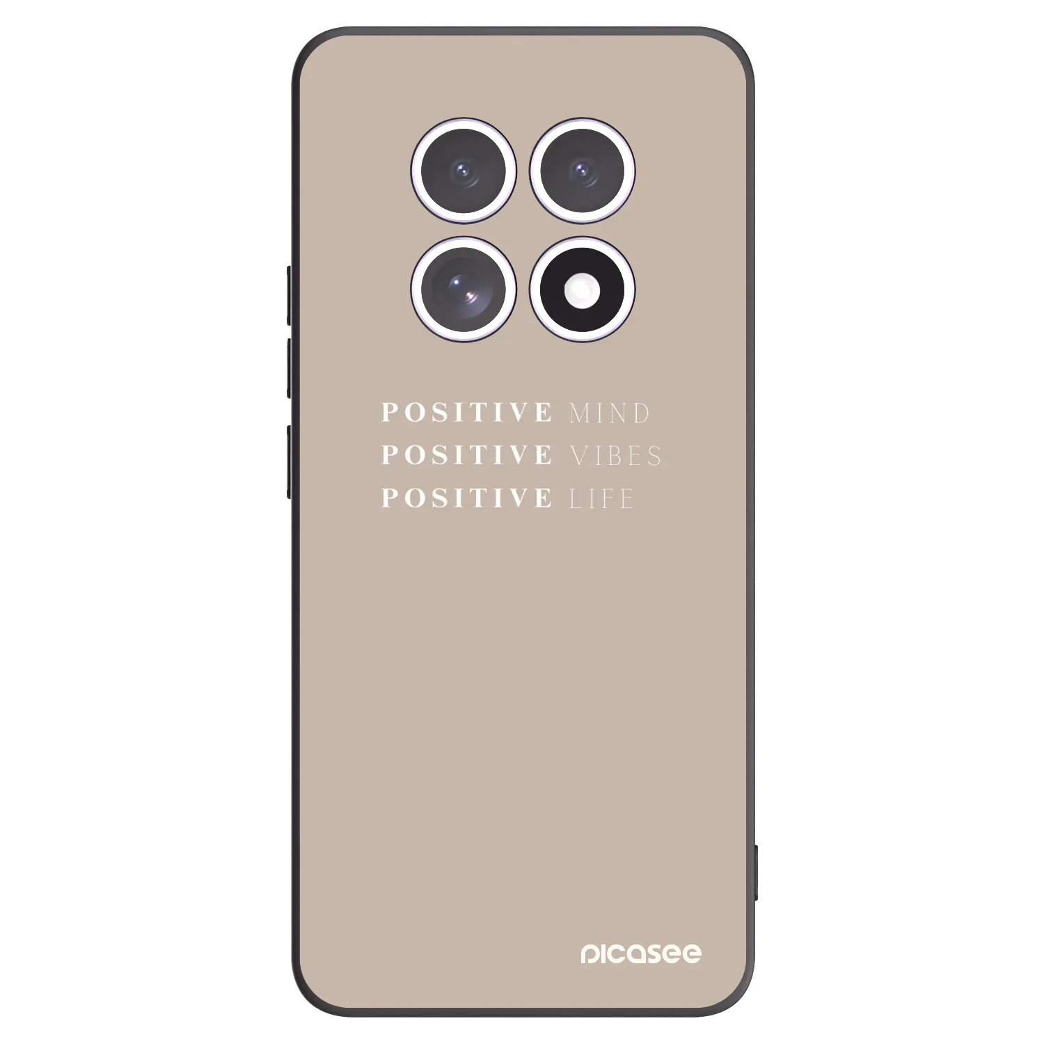 Picasee silikonski črni ovitek za Xiaomi Redmi Note 15 - Positive Vibes