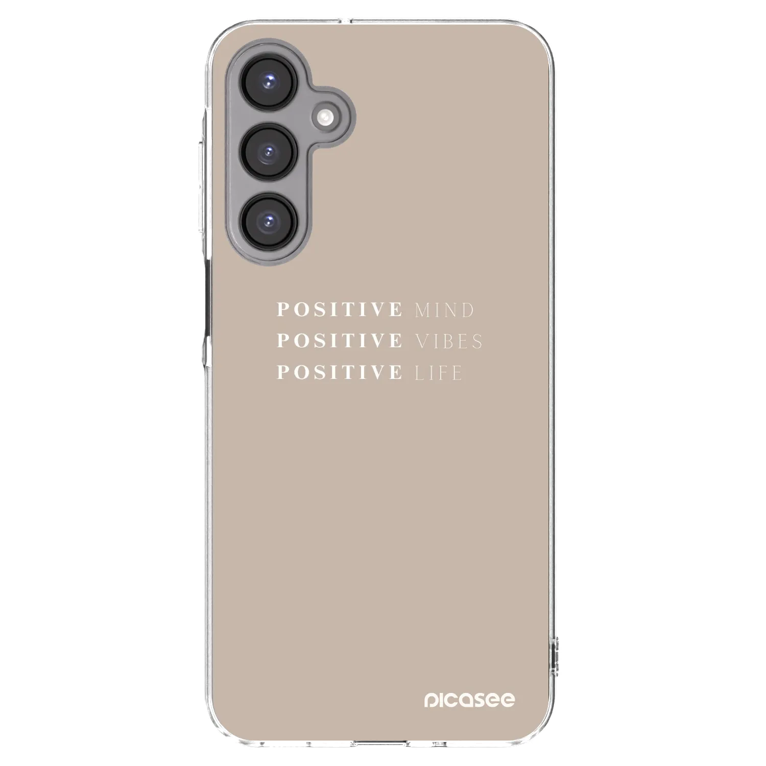 Picasee silikonski prozorni ovitek za Samsung Galaxy A16 4G - Positive Vibes