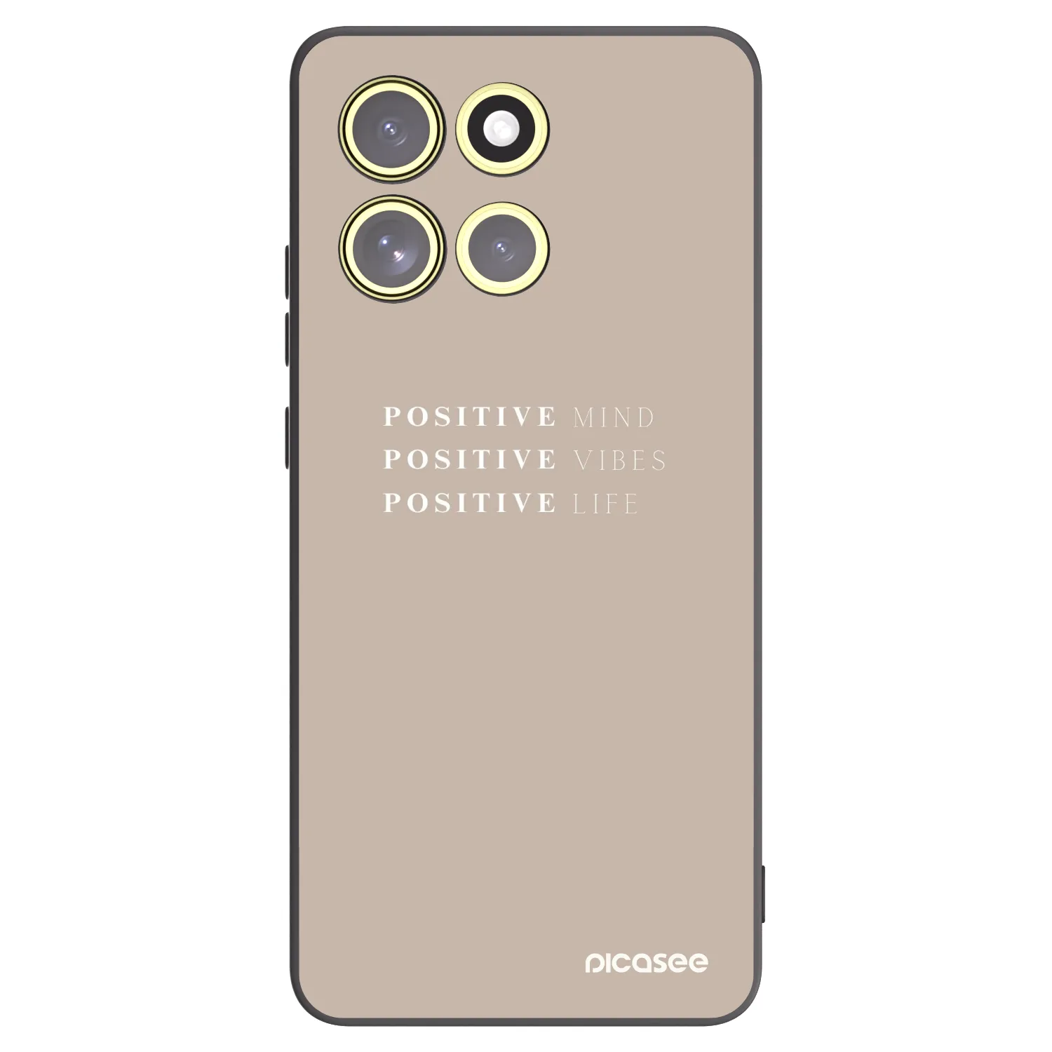 Picasee silikonski črni ovitek za Motorola Moto G86 Power 5G - Positive Vibes