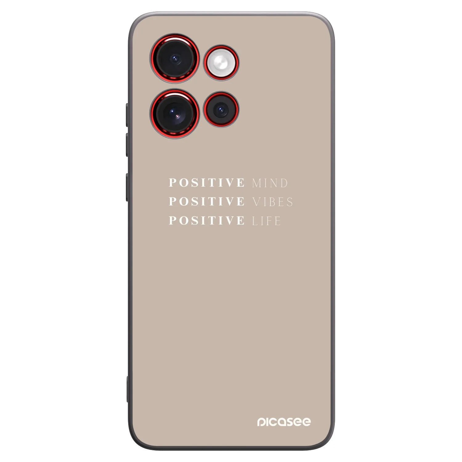 Picasee silikonski črni ovitek za Motorola Edge 60 Neo 5G - Positive Vibes