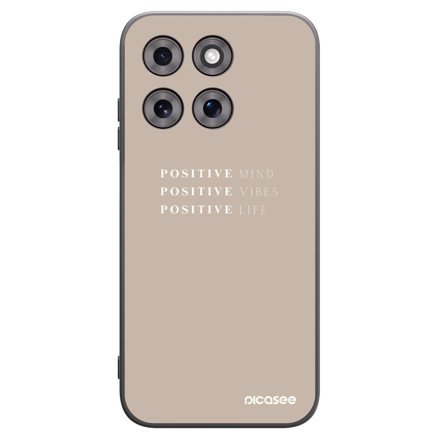 Picasee silikonski črni ovitek za Motorola Moto G77 - Positive Vibes