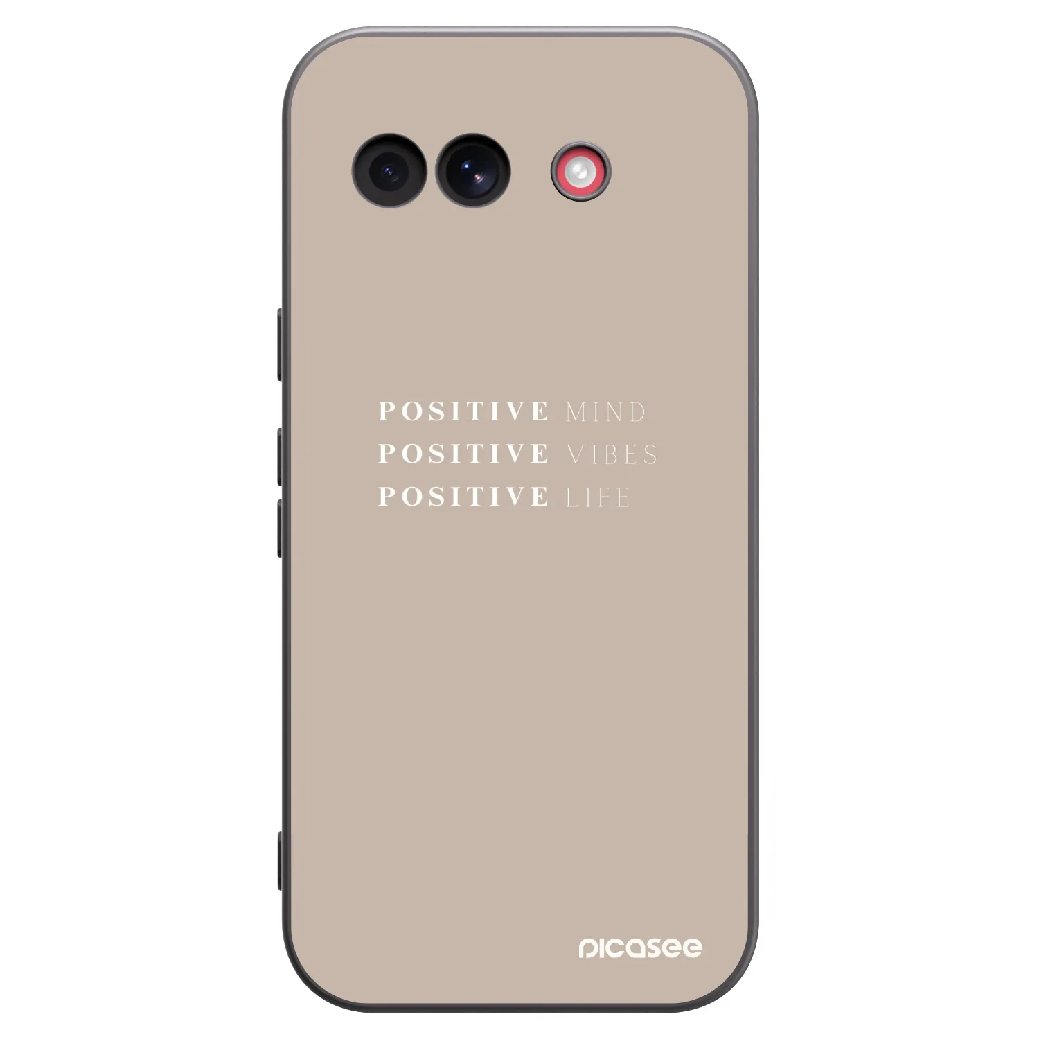 Picasee silikonski črni ovitek za Google Pixel 10a - Positive Vibes