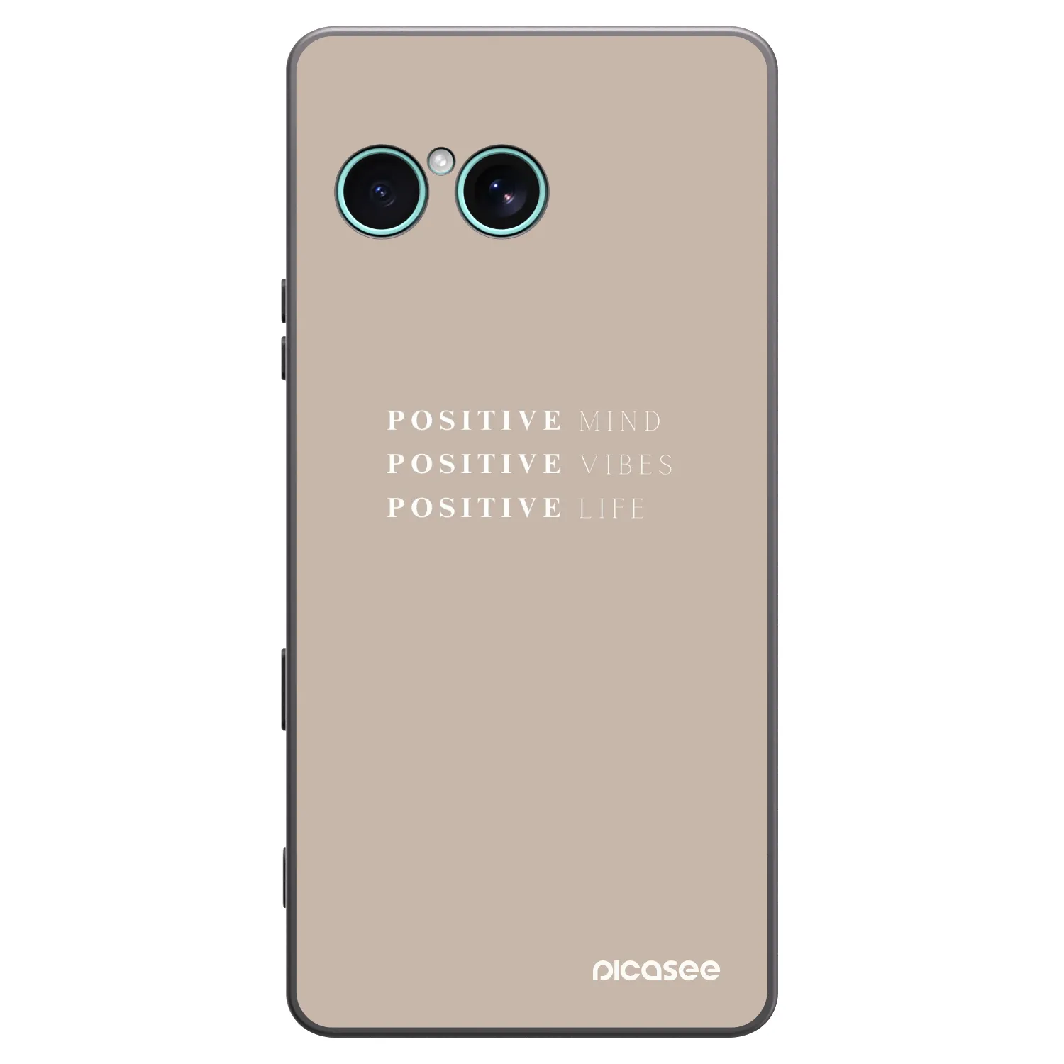 Picasee silikonski črni ovitek za Sony Xperia 10 VII - Positive Vibes