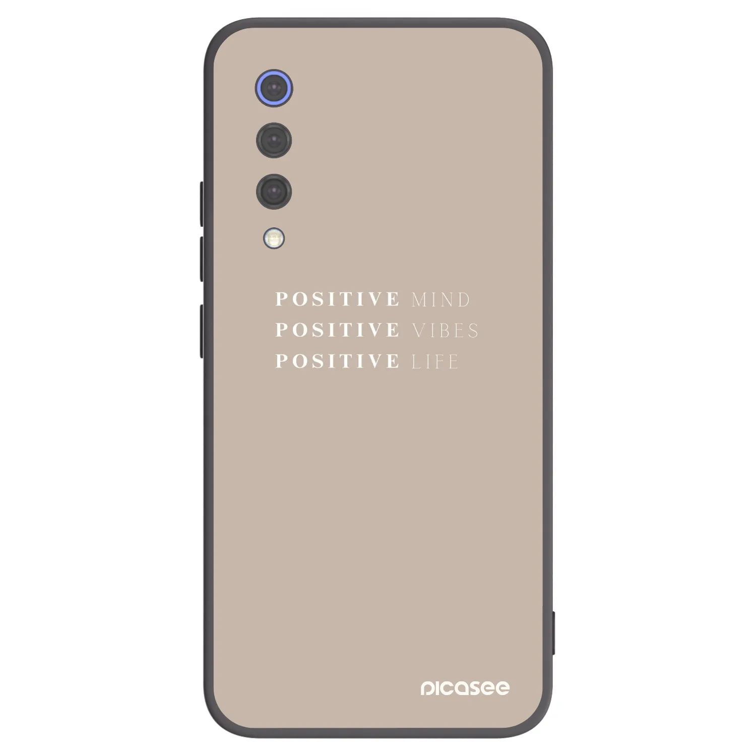 Picasee silikonski črni ovitek za Xiaomi Mi 9 SE - Positive Vibes
