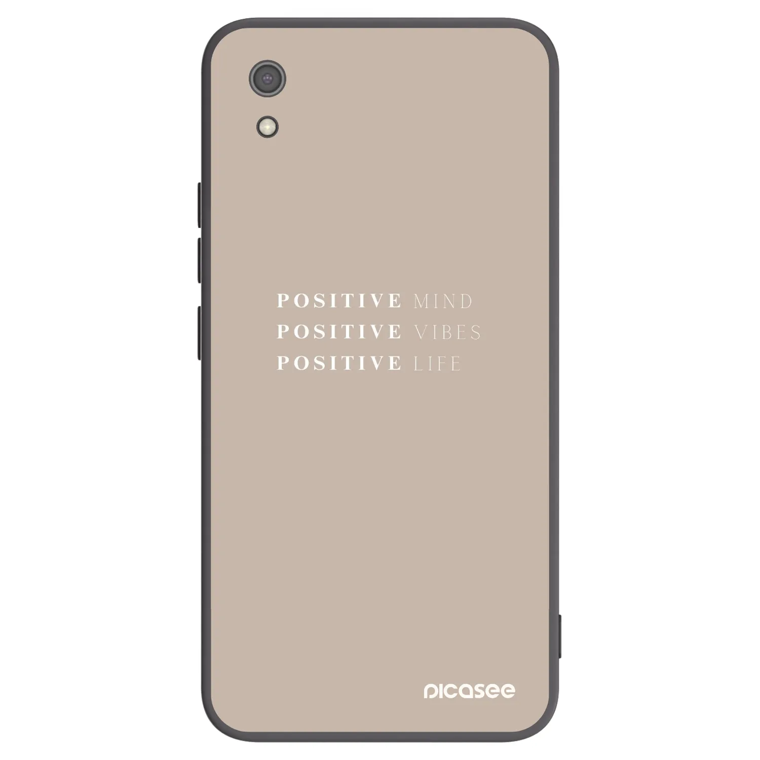 Picasee silikonski črni ovitek za Xiaomi Redmi 7A - Positive Vibes
