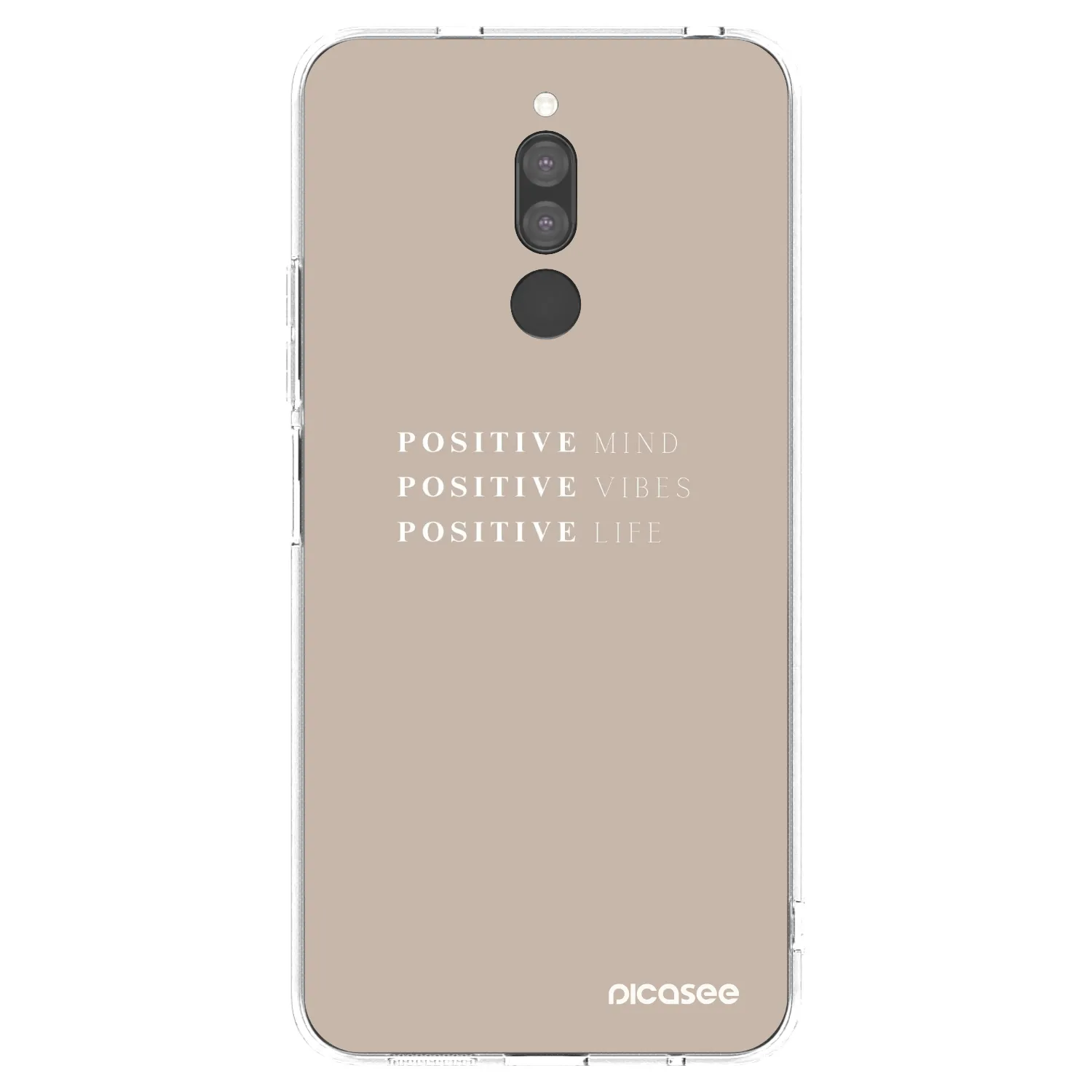 Picasee silikonski prozorni ovitek za Xiaomi Redmi 8 - Positive Vibes