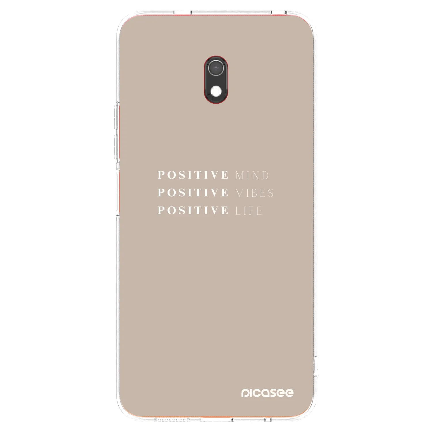 Picasee silikonski prozorni ovitek za Xiaomi Redmi 8A - Positive Vibes