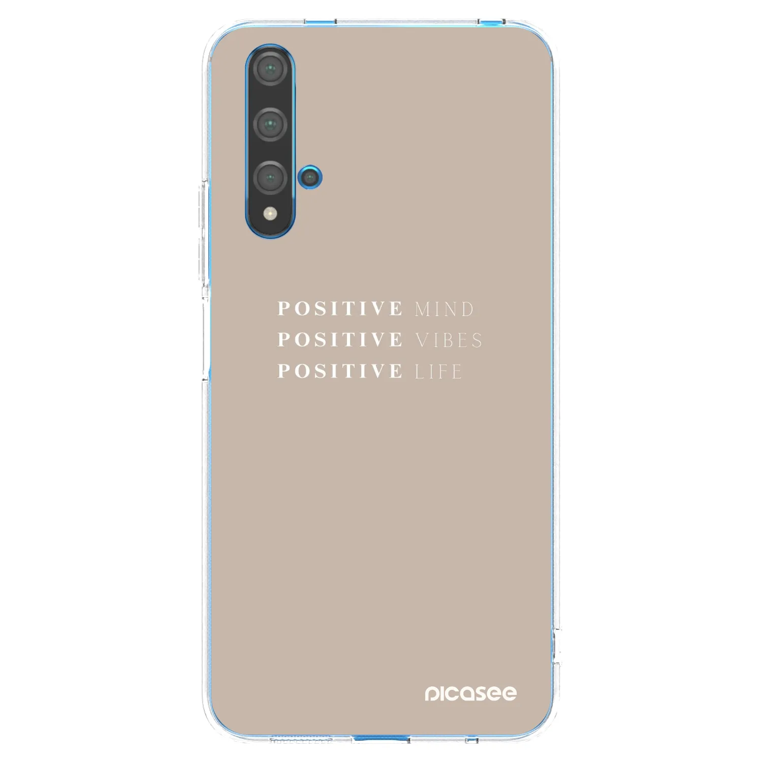 Picasee silikonski prozorni ovitek za Huawei Nova 5T - Positive Vibes