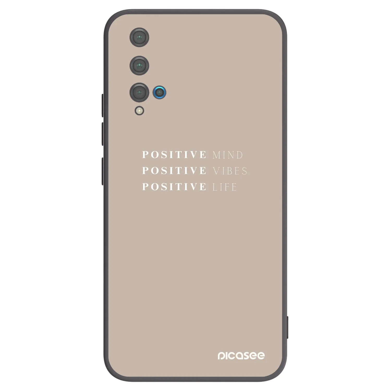 Picasee silikonski črni ovitek za Huawei Nova 5T - Positive Vibes