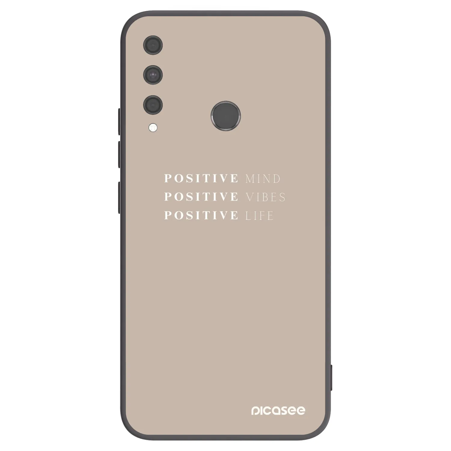 Picasee silikonski črni ovitek za Huawei P40 Lite E - Positive Vibes