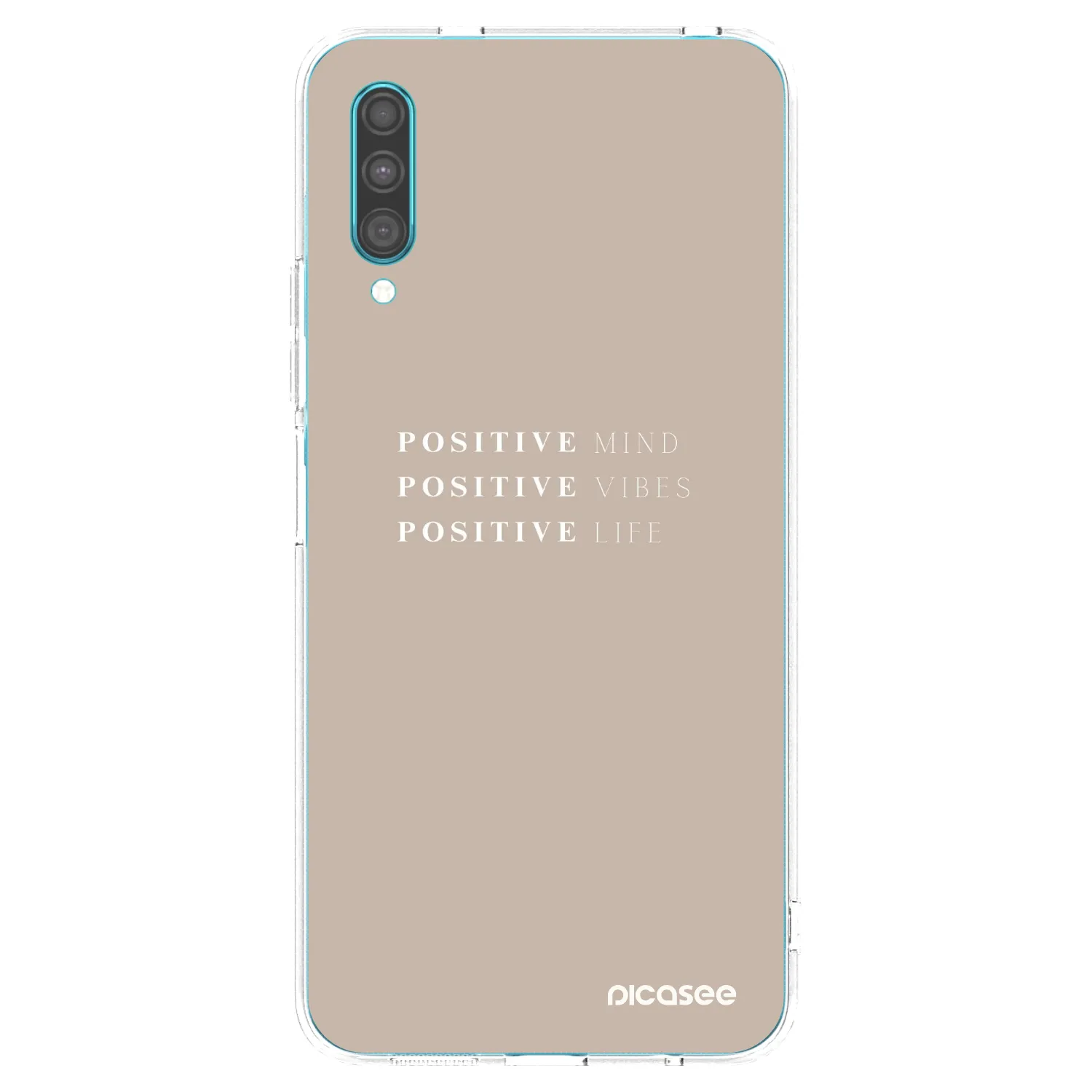 Picasee silikonski prozorni ovitek za Samsung Galaxy A30s A307F - Positive Vibes