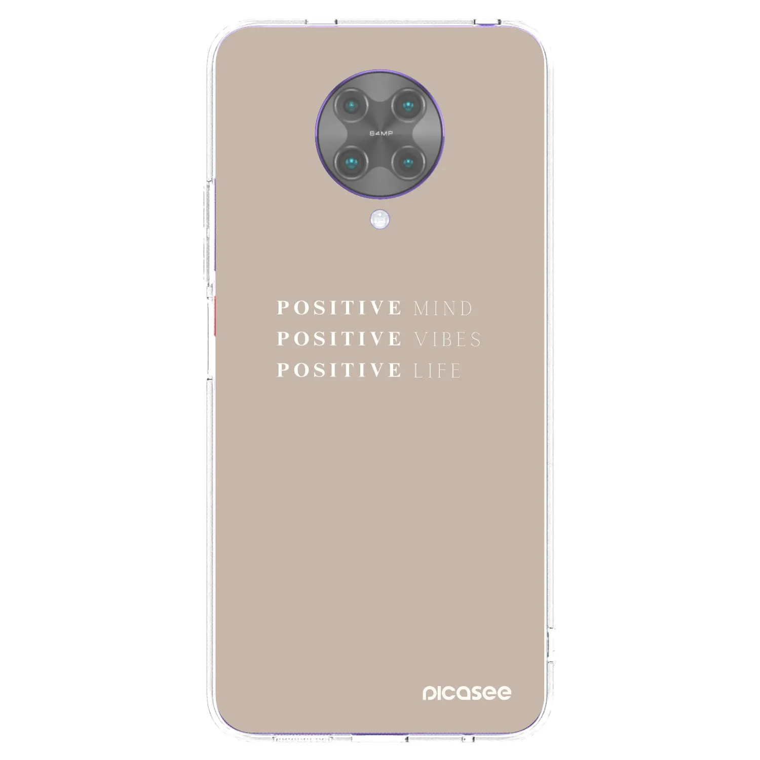 Picasee silikonski prozorni ovitek za Xiaomi Poco F2 Pro - Positive Vibes