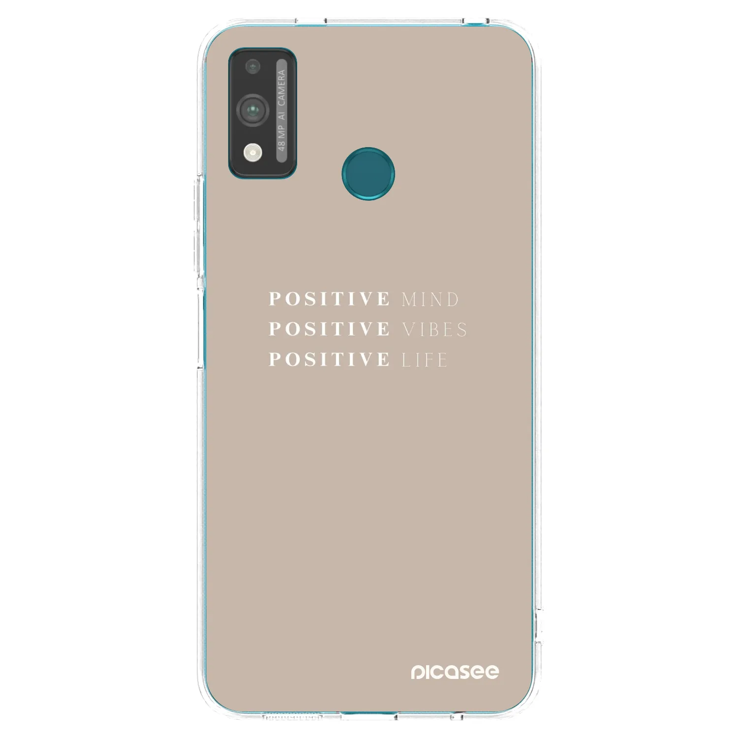 Picasee silikonski prozorni ovitek za Honor 9X Lite - Positive Vibes