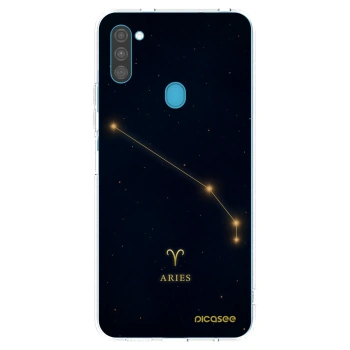 Picasee silikonski prozorni ovitek za Samsung Galaxy M11 - ARIES