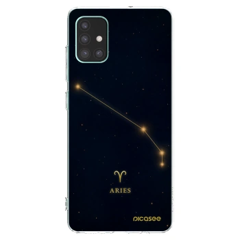 Picasee silikonski prozorni ovitek za Samsung Galaxy M51 M515F - ARIES