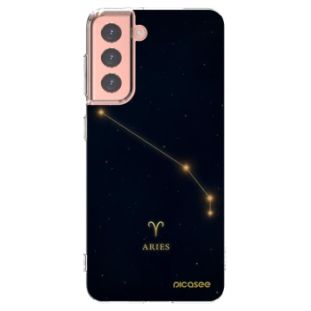 Picasee silikonski prozorni ovitek za Samsung Galaxy S21 5G G991B - ARIES