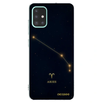 Picasee silikonski prozorni ovitek za Samsung Galaxy M31s - ARIES