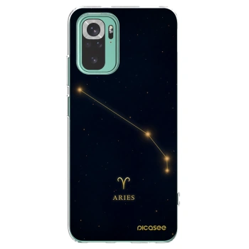 Picasee silikonski prozorni ovitek za Xiaomi Redmi Note 10 Pro - ARIES
