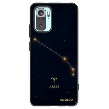 Picasee silikonski črni ovitek za Xiaomi Redmi Note 10 Pro - ARIES