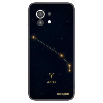Picasee silikonski črni ovitek za Xiaomi Mi 11 - ARIES