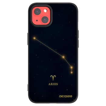 Picasee silikonski črni ovitek za Apple iPhone 13 - ARIES