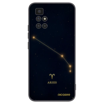 Picasee silikonski črni ovitek za Xiaomi Redmi 10 - ARIES